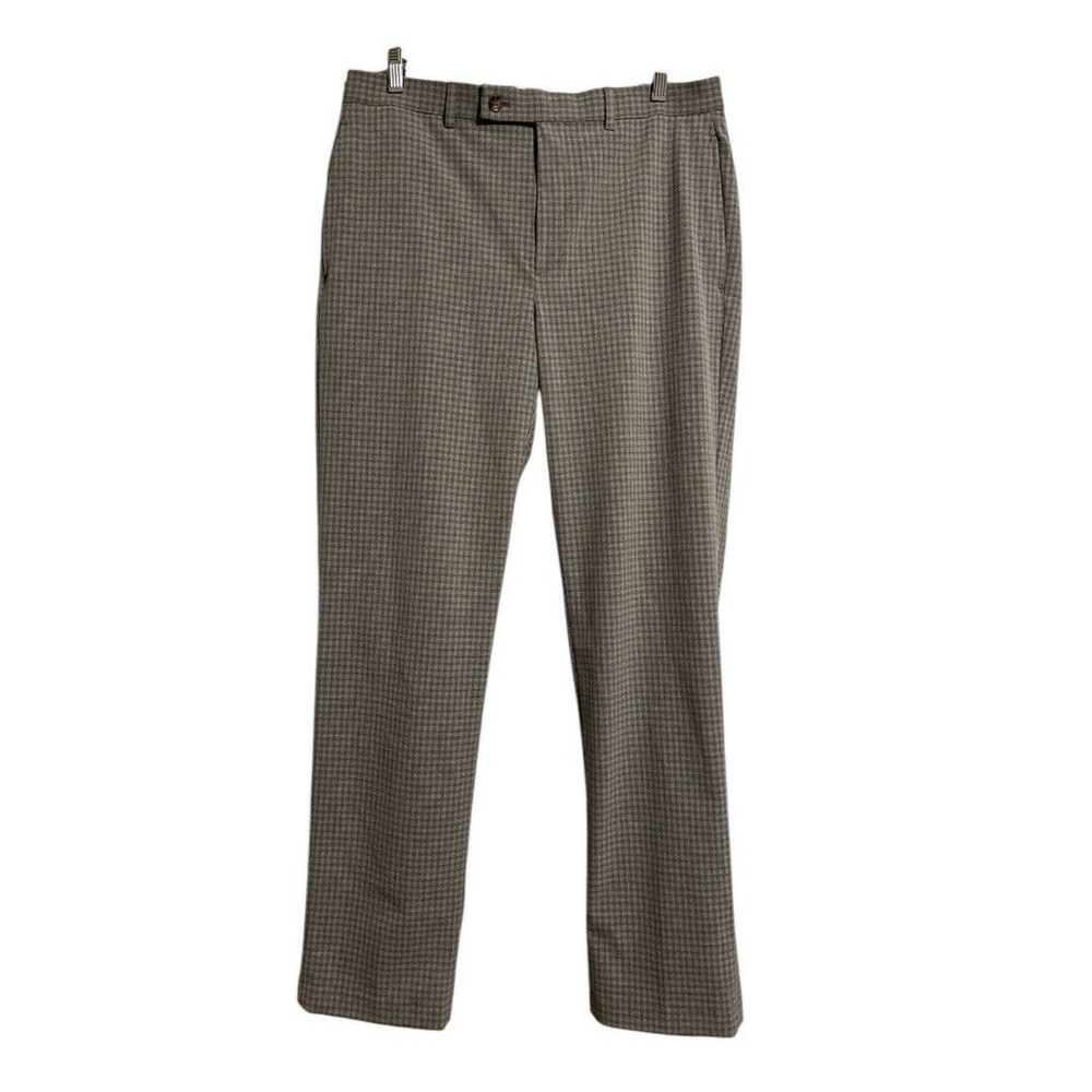 Lauren Ralph Lauren Pants Mens 33 X 32 Black Label Charcoal Gray Panel Plaid